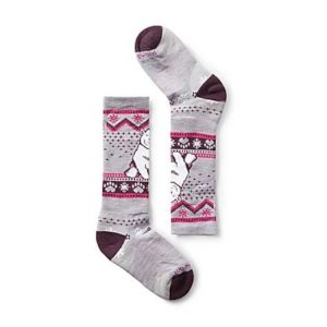 Smartwool Wintersport Full Cushion Polar Bear Pattern OTC – Kids’ Socks